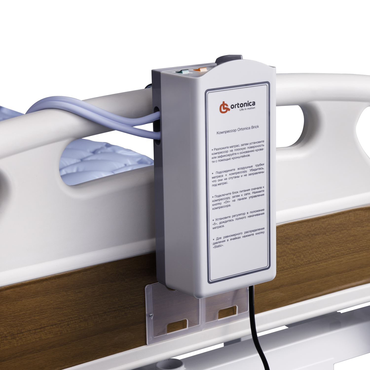 Матрас противопролежневый ячеистый ORTONICA Bubble B03 Plus (B04 Air)+Static с компрессором, до 135кг - 4